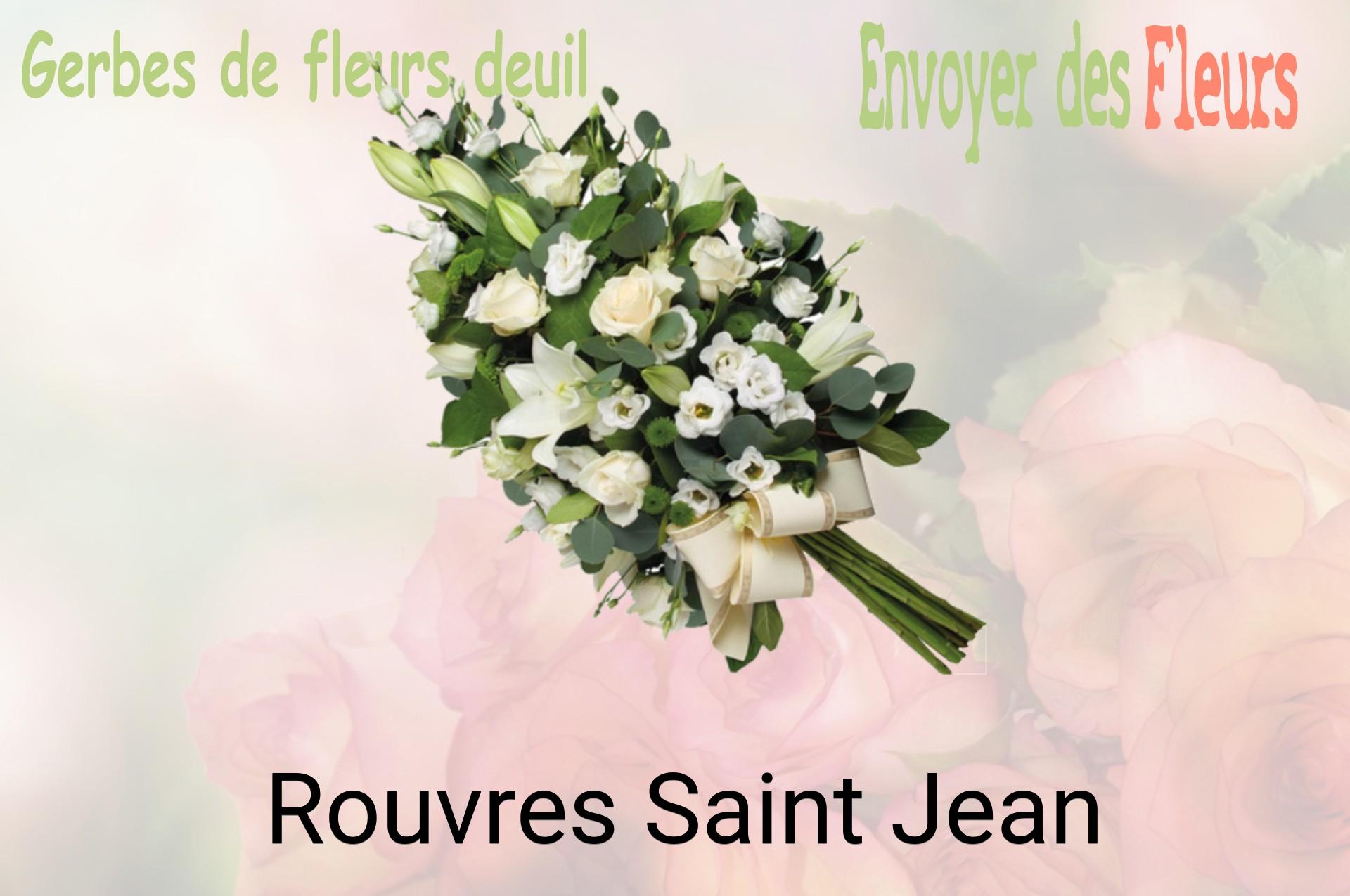 Gerbe de fleurs de deuil livrée à Rouvres-Saint-Jean